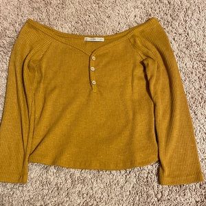 active usa 3/4 sleeve knit